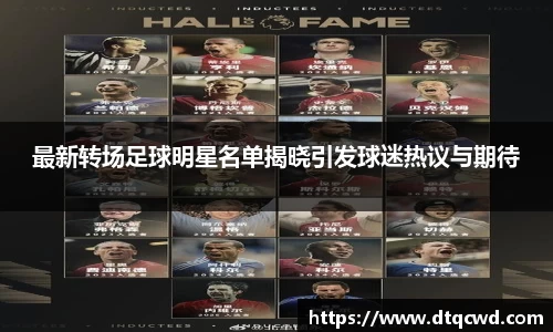 最新转场足球明星名单揭晓引发球迷热议与期待